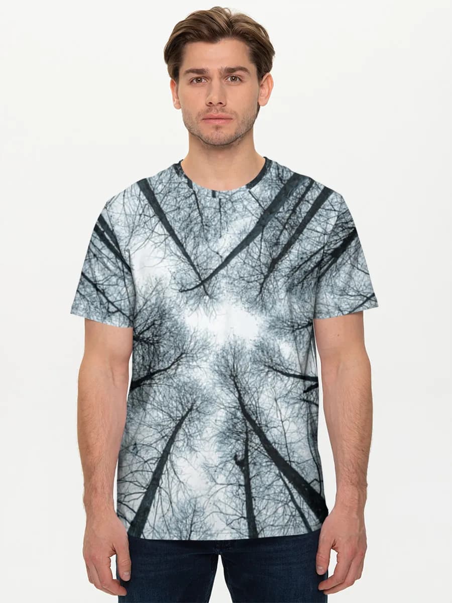Men's basic cotton T-shirt