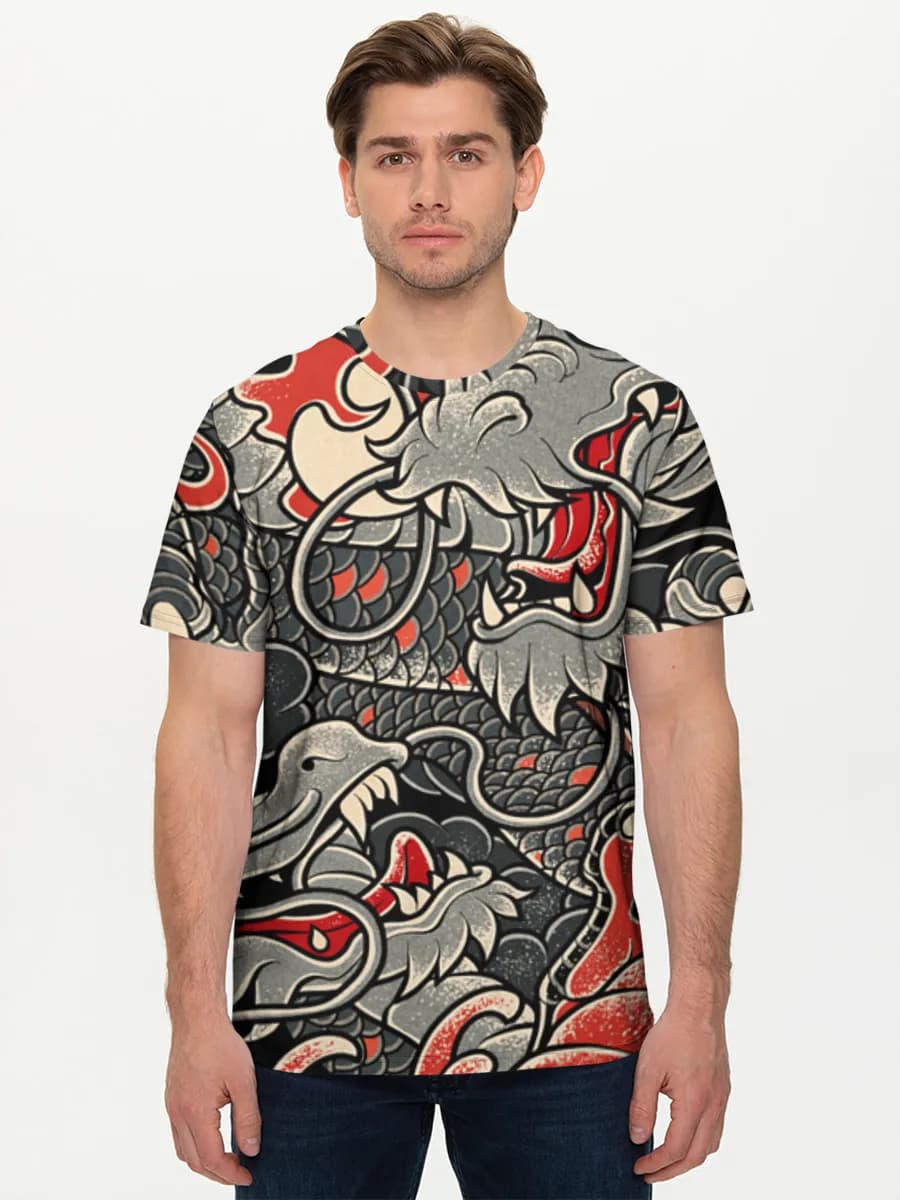 Men's basic cotton T-shirt