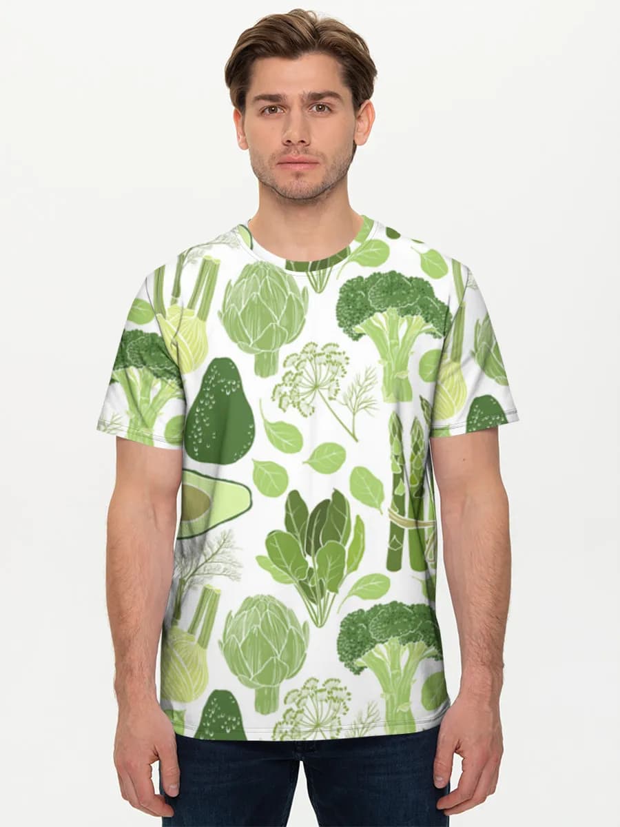 Men's basic cotton T-shirt