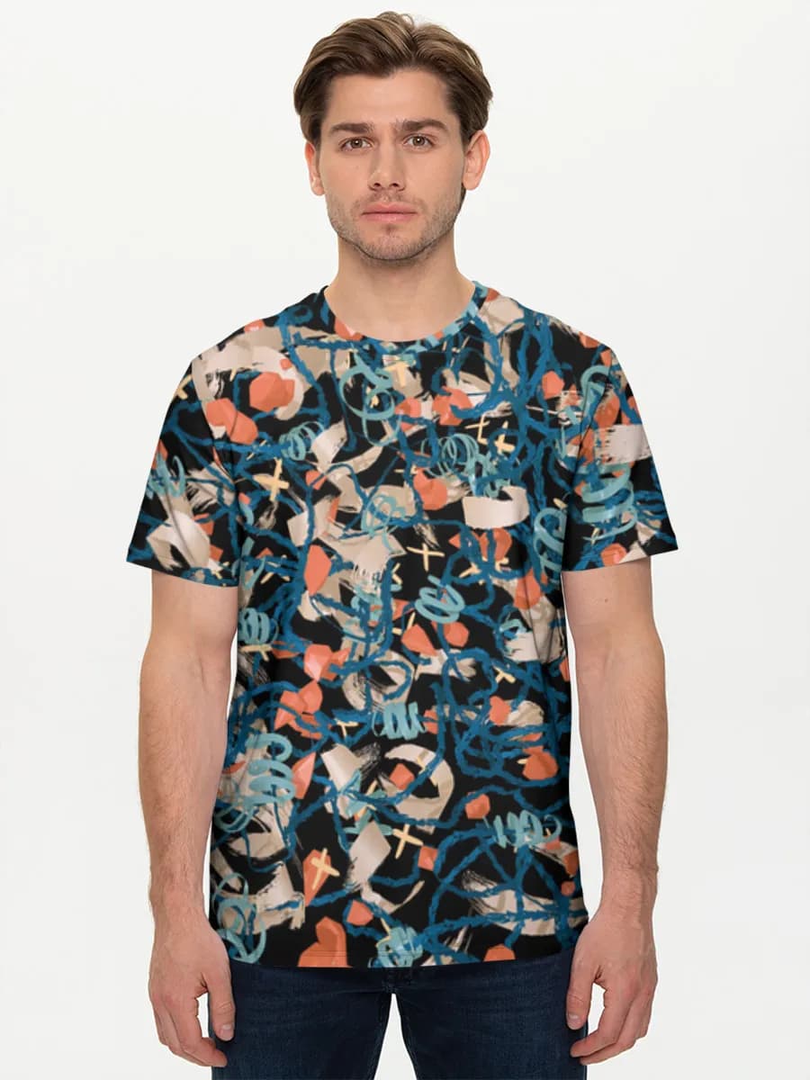 Men's basic cotton T-shirt