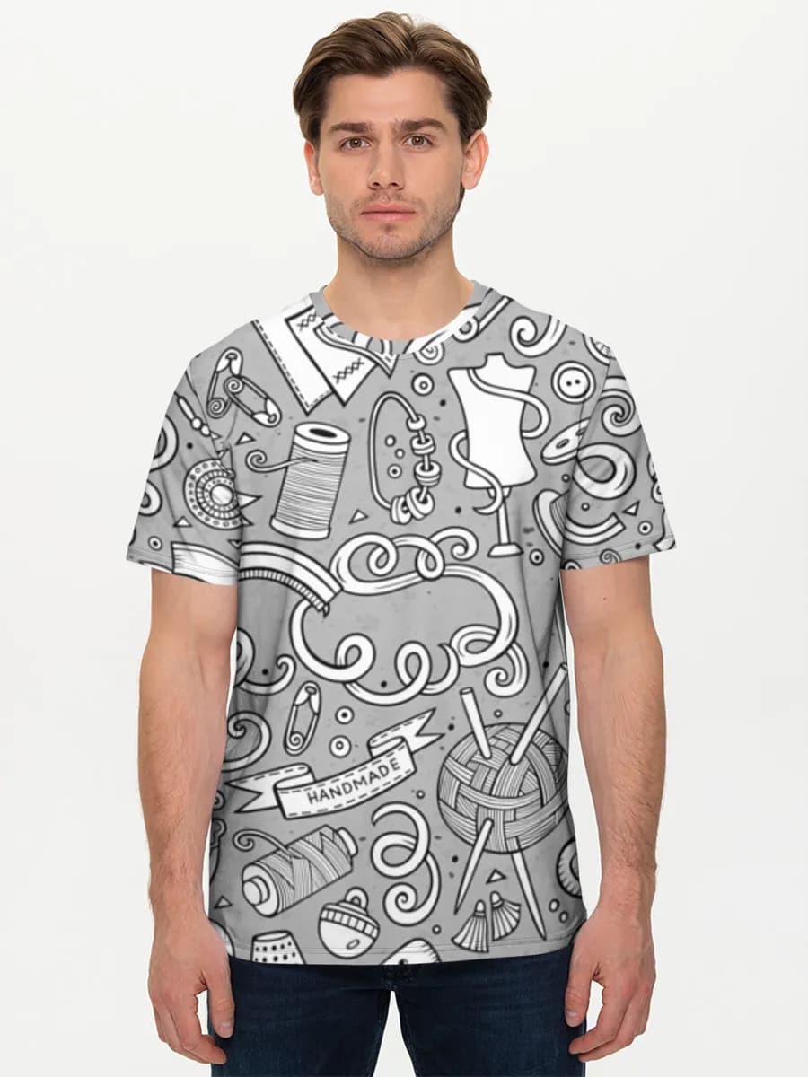 Men's basic cotton T-shirt