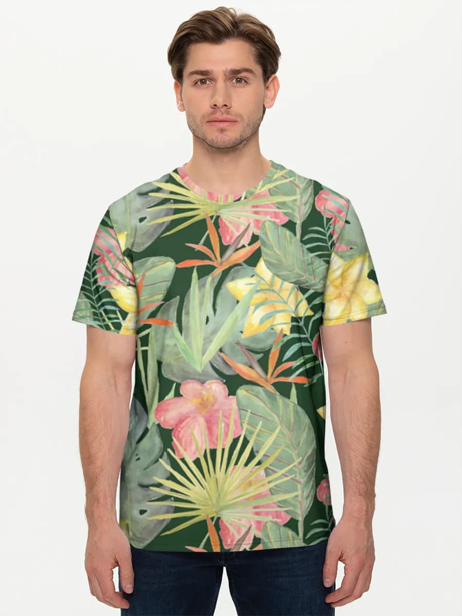 Men's basic cotton T-shirt