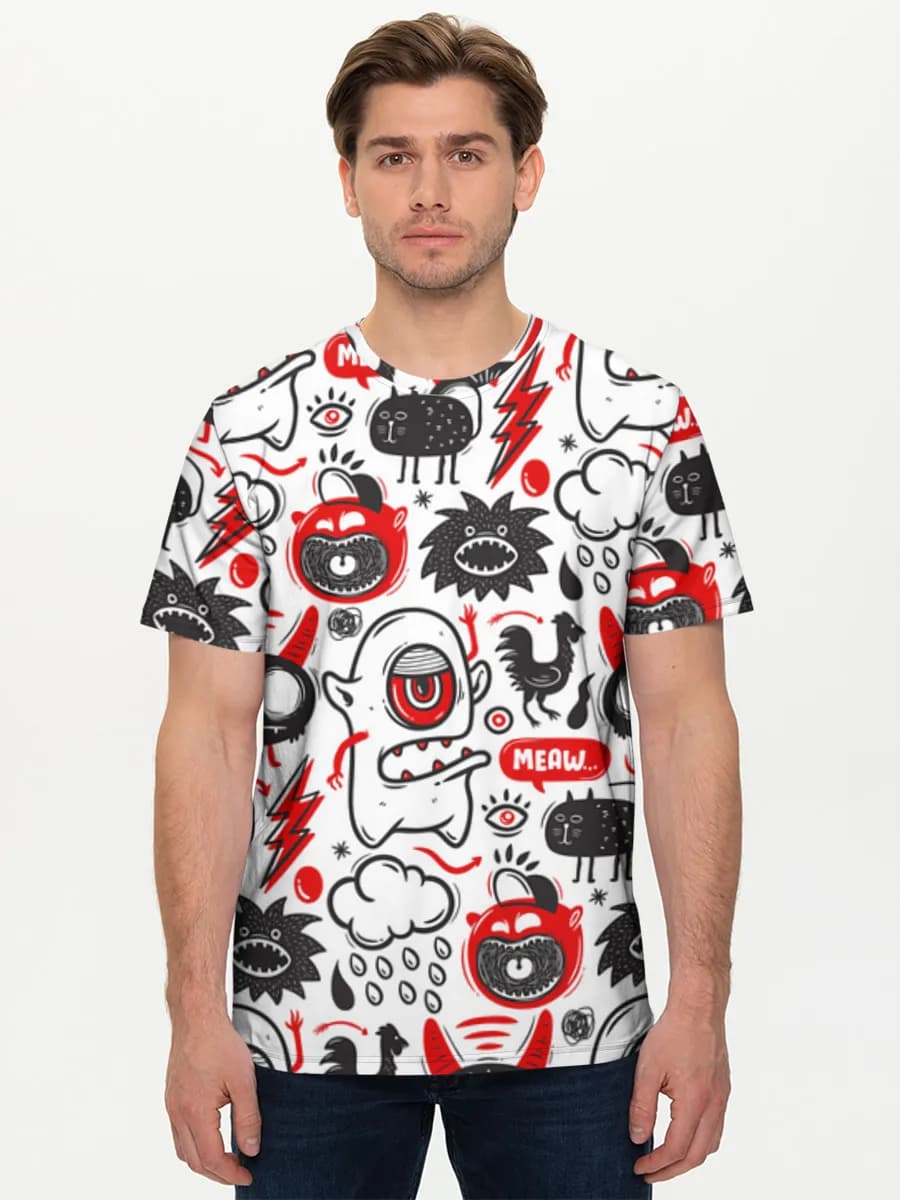 Men's basic cotton T-shirt