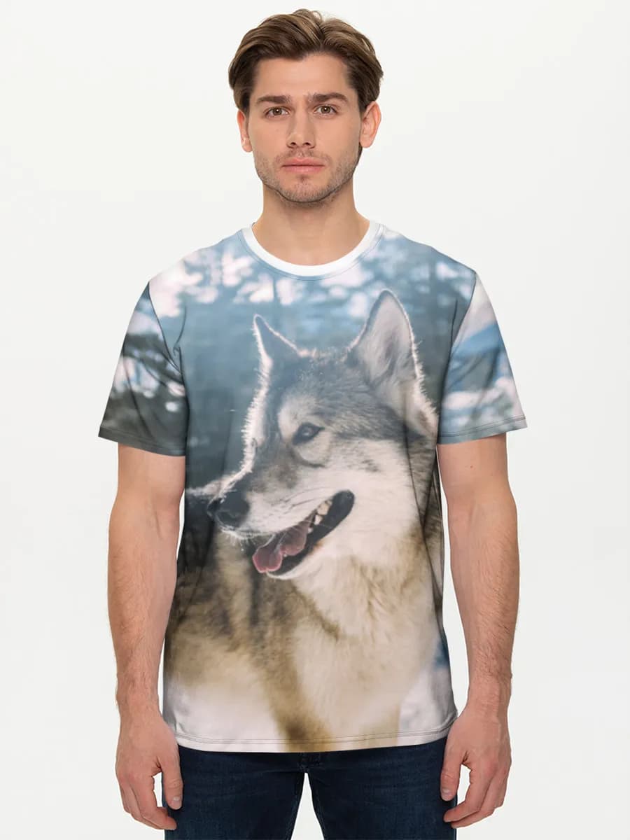 Men's basic cotton T-shirt