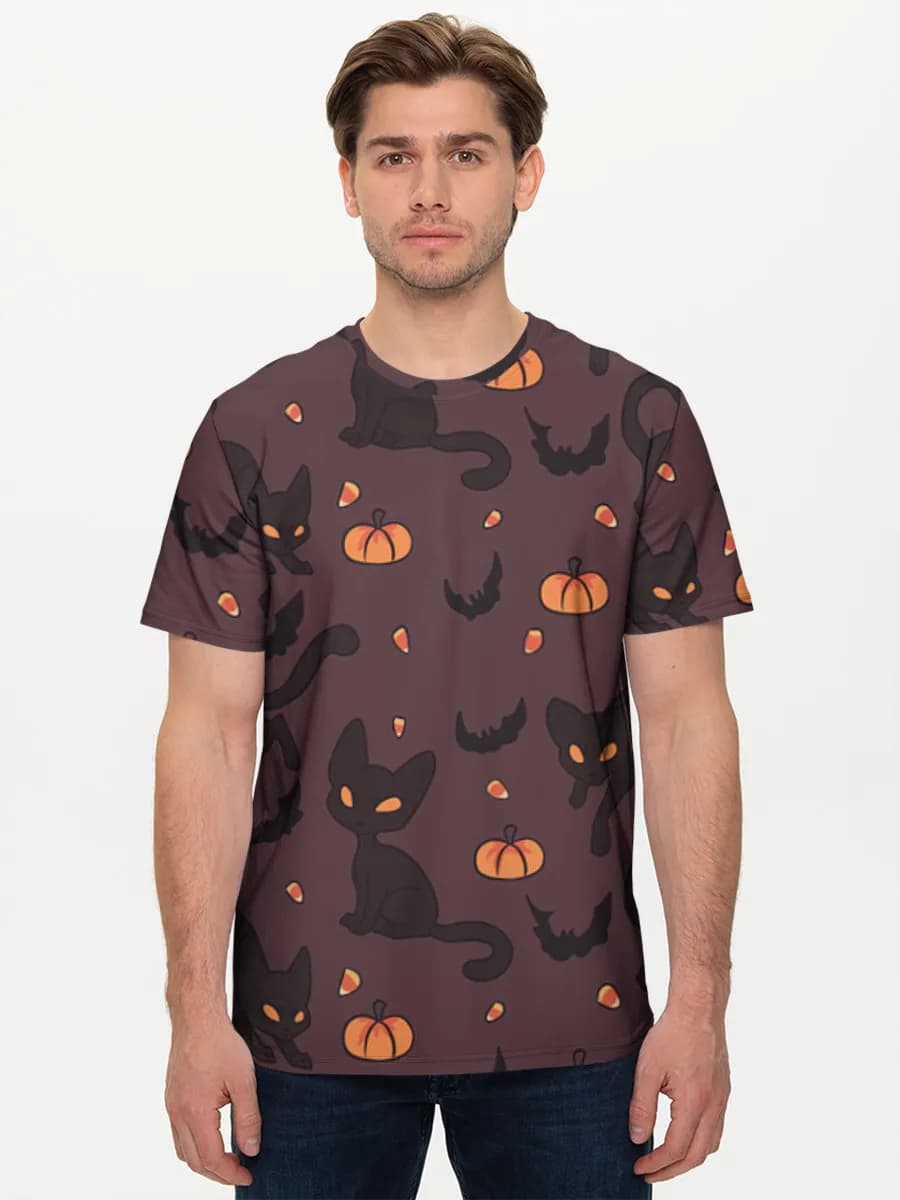 Men's basic cotton T-shirt