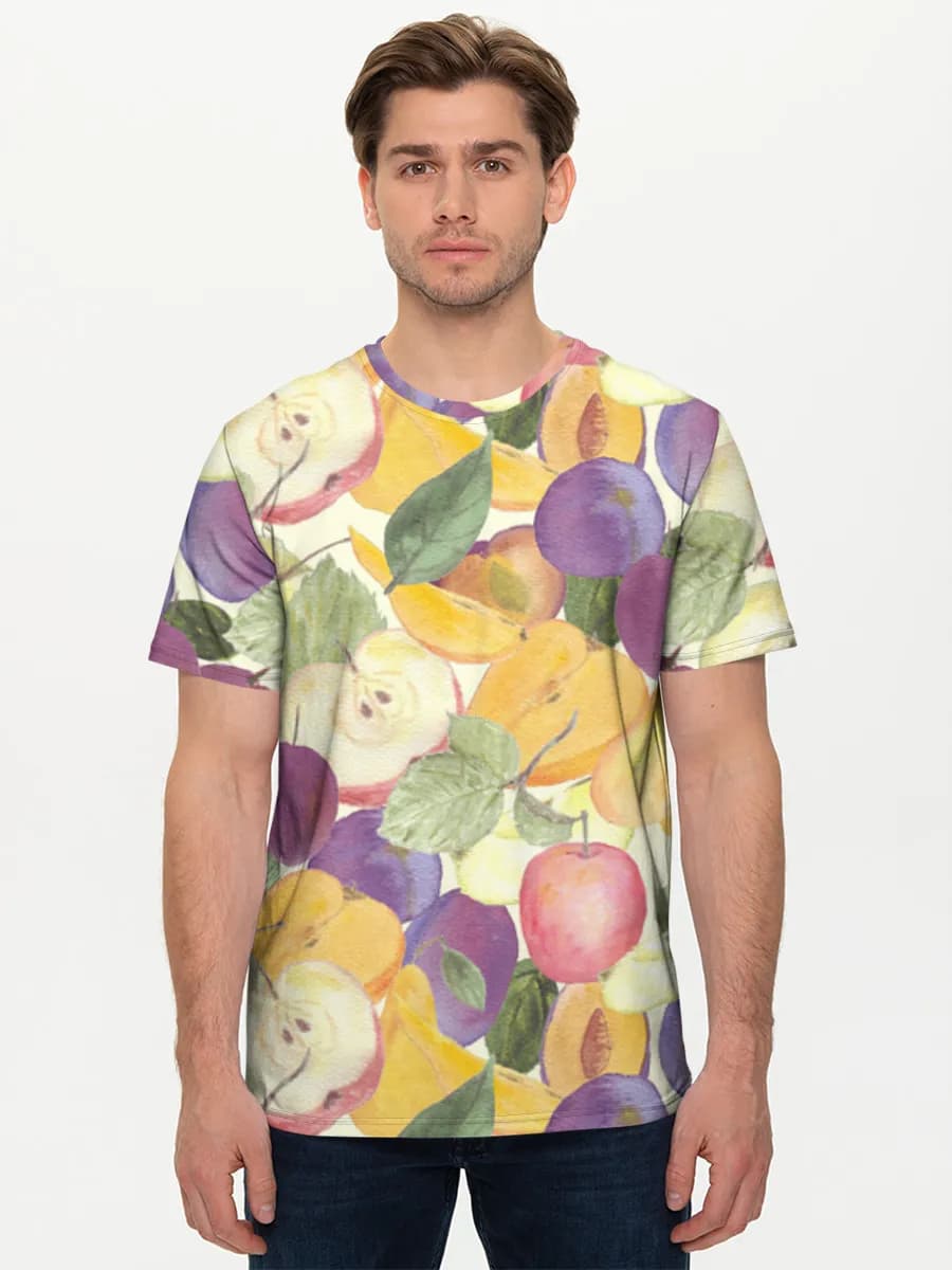 Men's basic cotton T-shirt