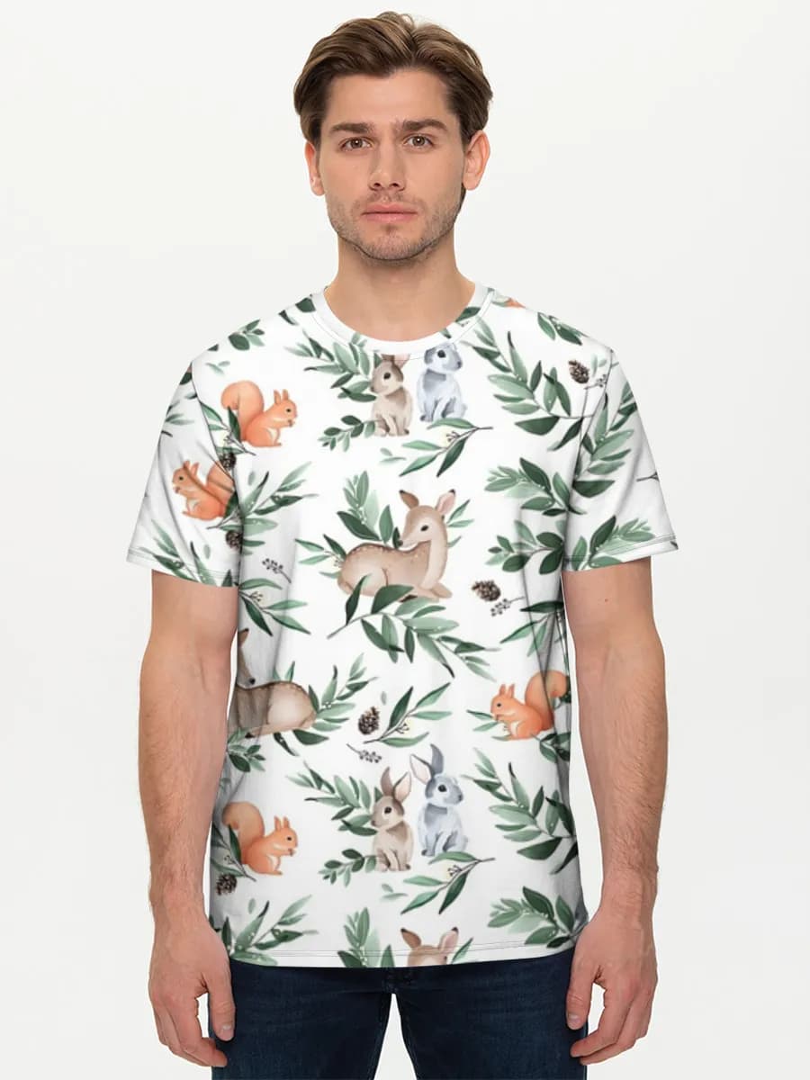 Men's basic cotton T-shirt
