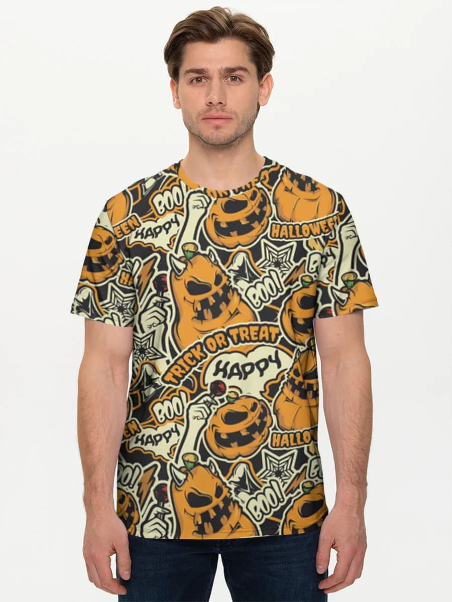 Camiseta básica de algodón para hombre