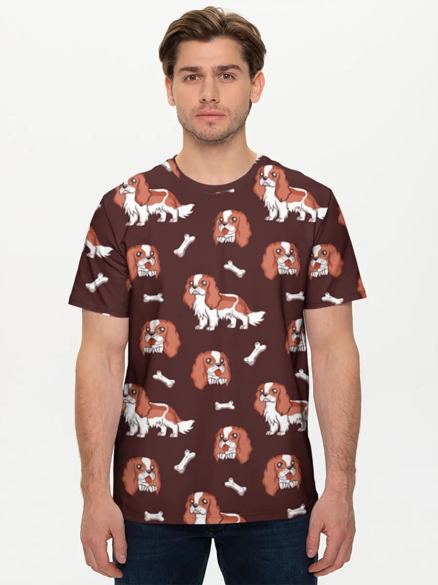 メンズ ベーシック コットンTシャツ