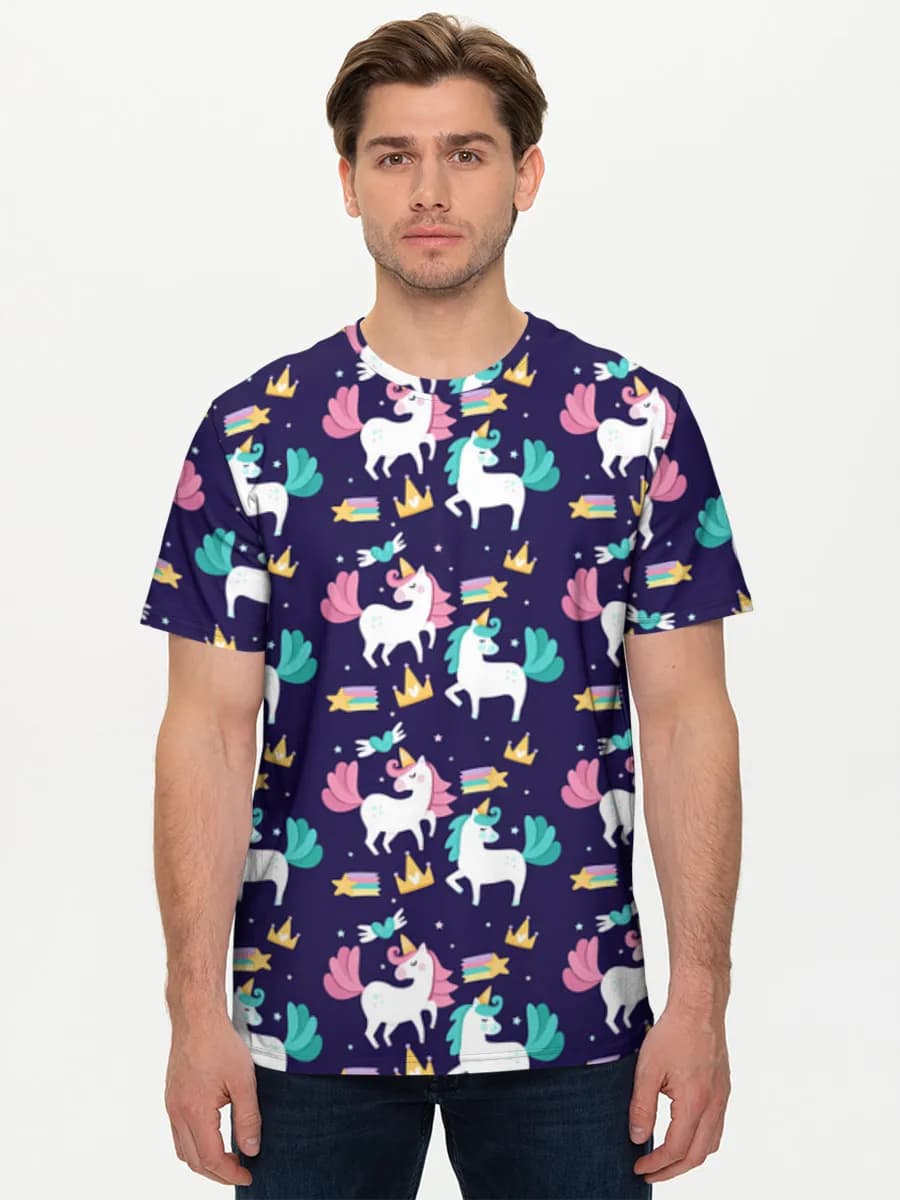 Men's basic cotton T-shirt