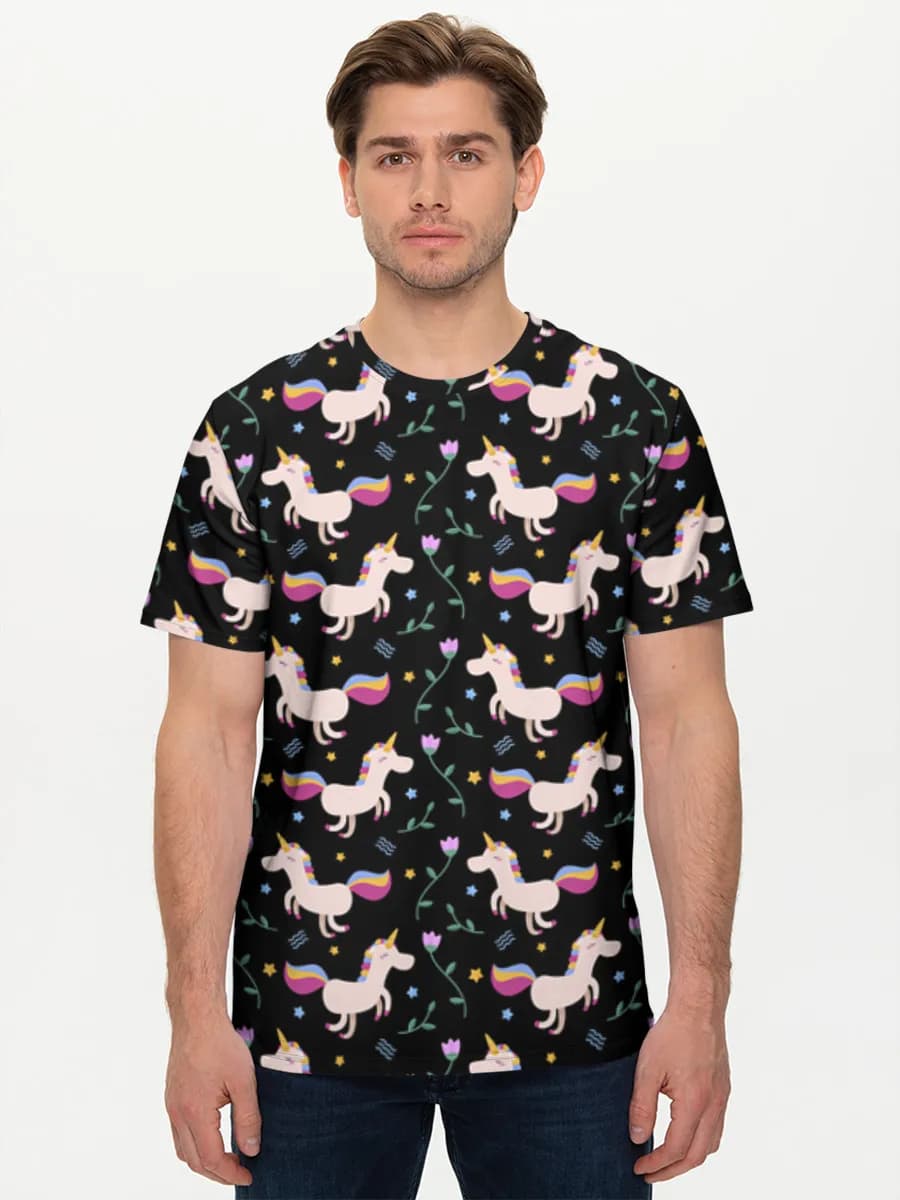 Men's basic cotton T-shirt