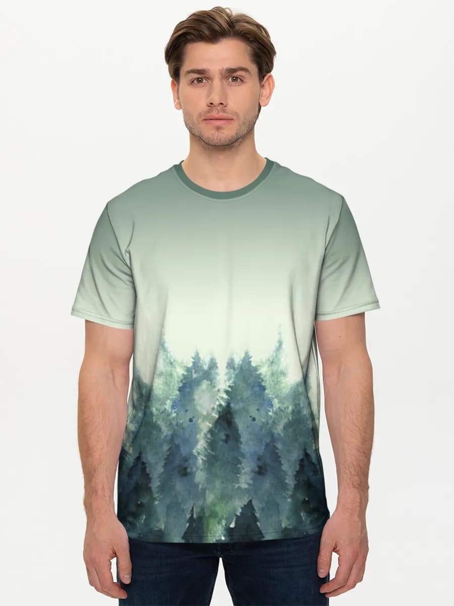 Men's basic cotton T-shirt