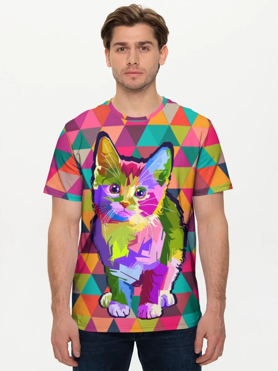 Men's basic cotton T-shirt