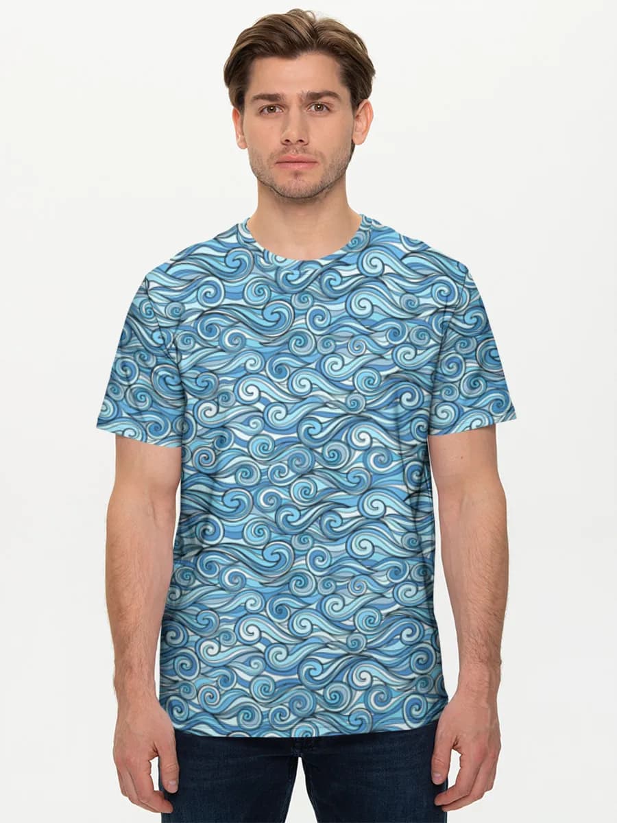 Men's basic cotton T-shirt