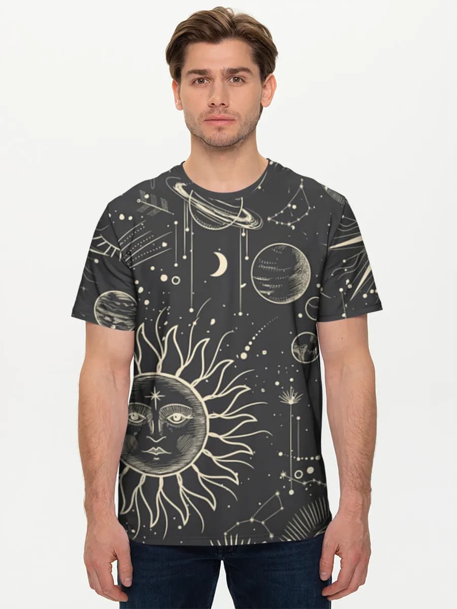 Men's basic cotton T-shirt