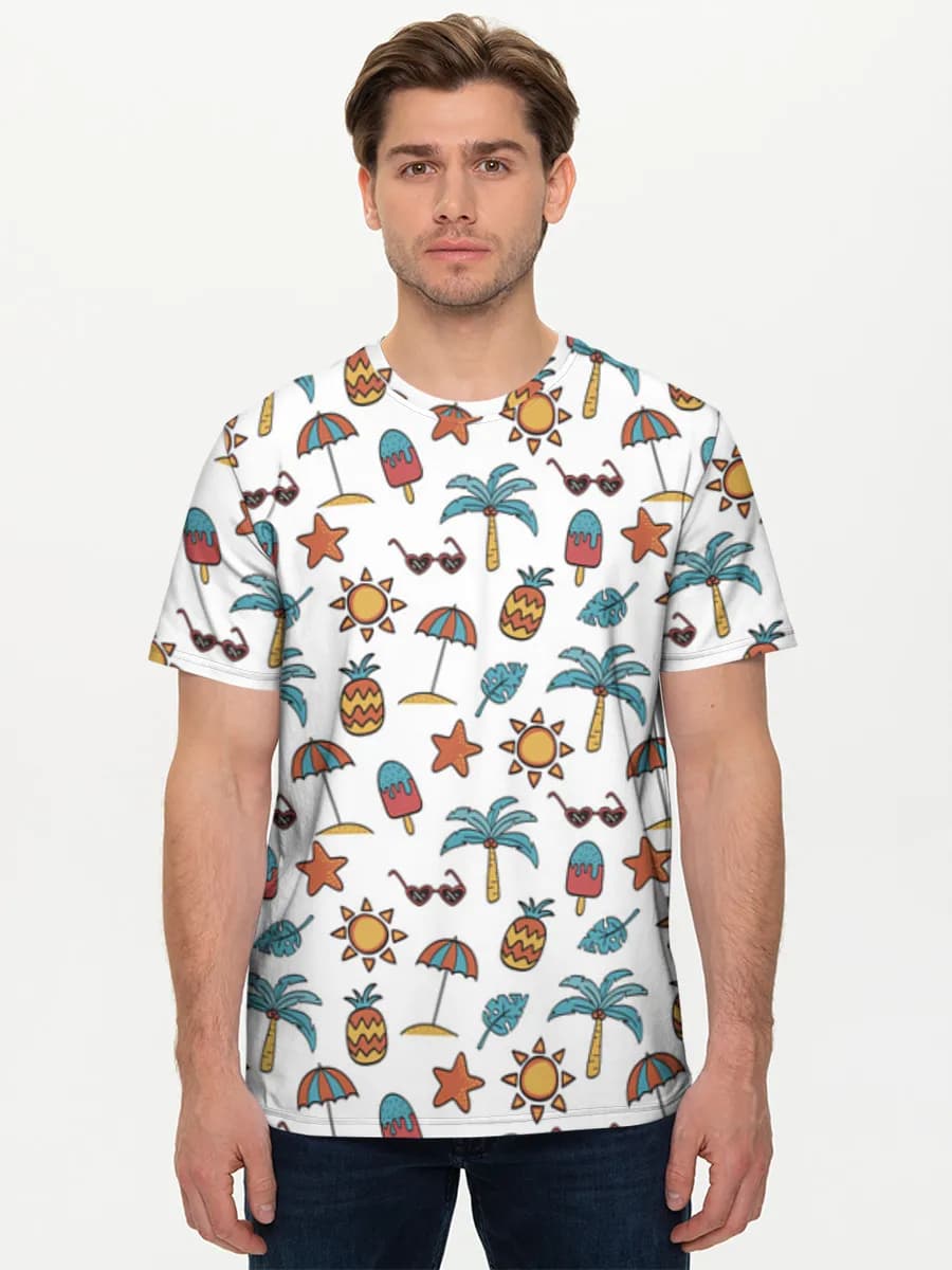 Men's basic cotton T-shirt