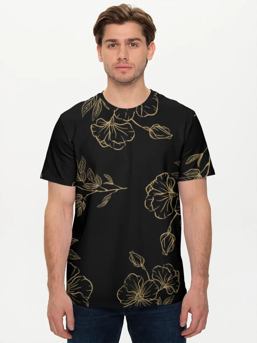 Herren Basic Baumwoll T-Shirt