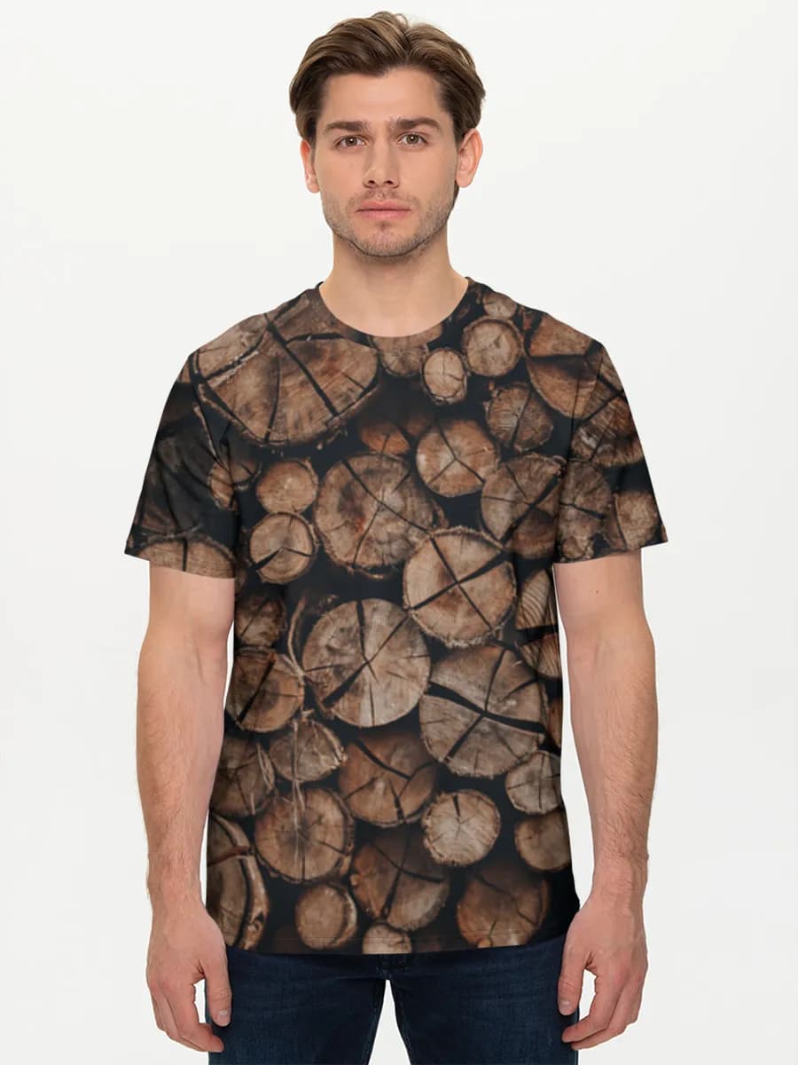 Herren Basic Baumwoll T-Shirt