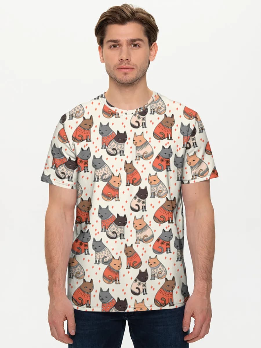 Men's basic cotton T-shirt