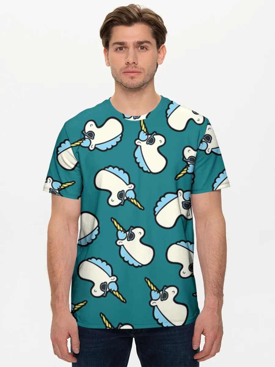 メンズ ベーシック コットンTシャツ