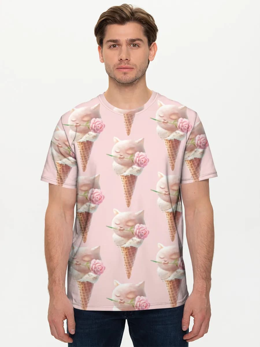 Men's basic cotton T-shirt