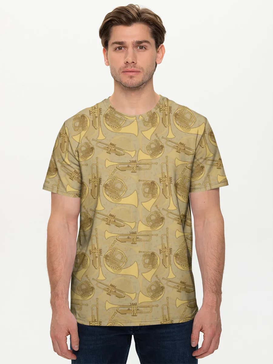 Men's basic cotton T-shirt