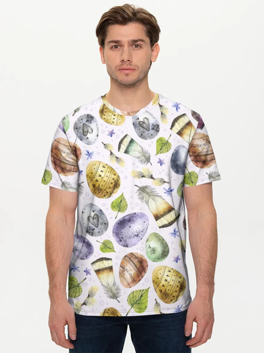 Men's basic cotton T-shirt