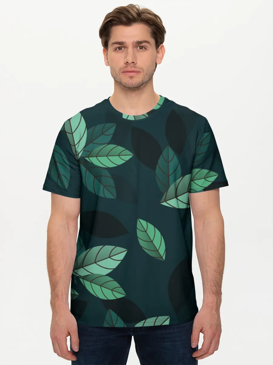 メンズ ベーシック コットンTシャツ
