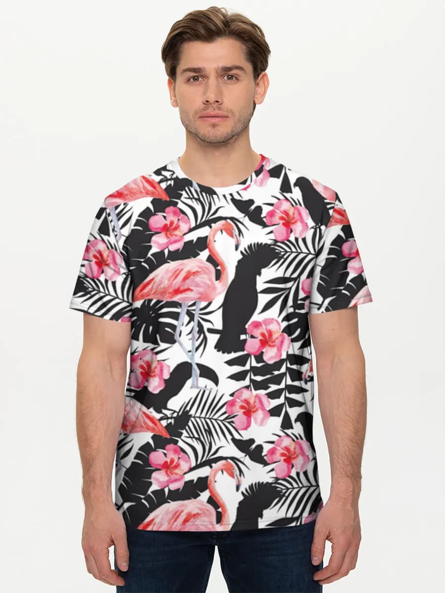 Camiseta básica de algodón para hombre