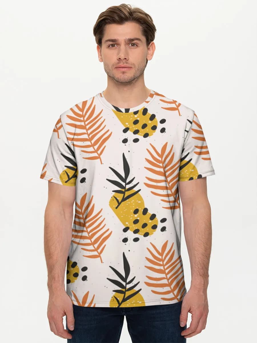 Men's basic cotton T-shirt