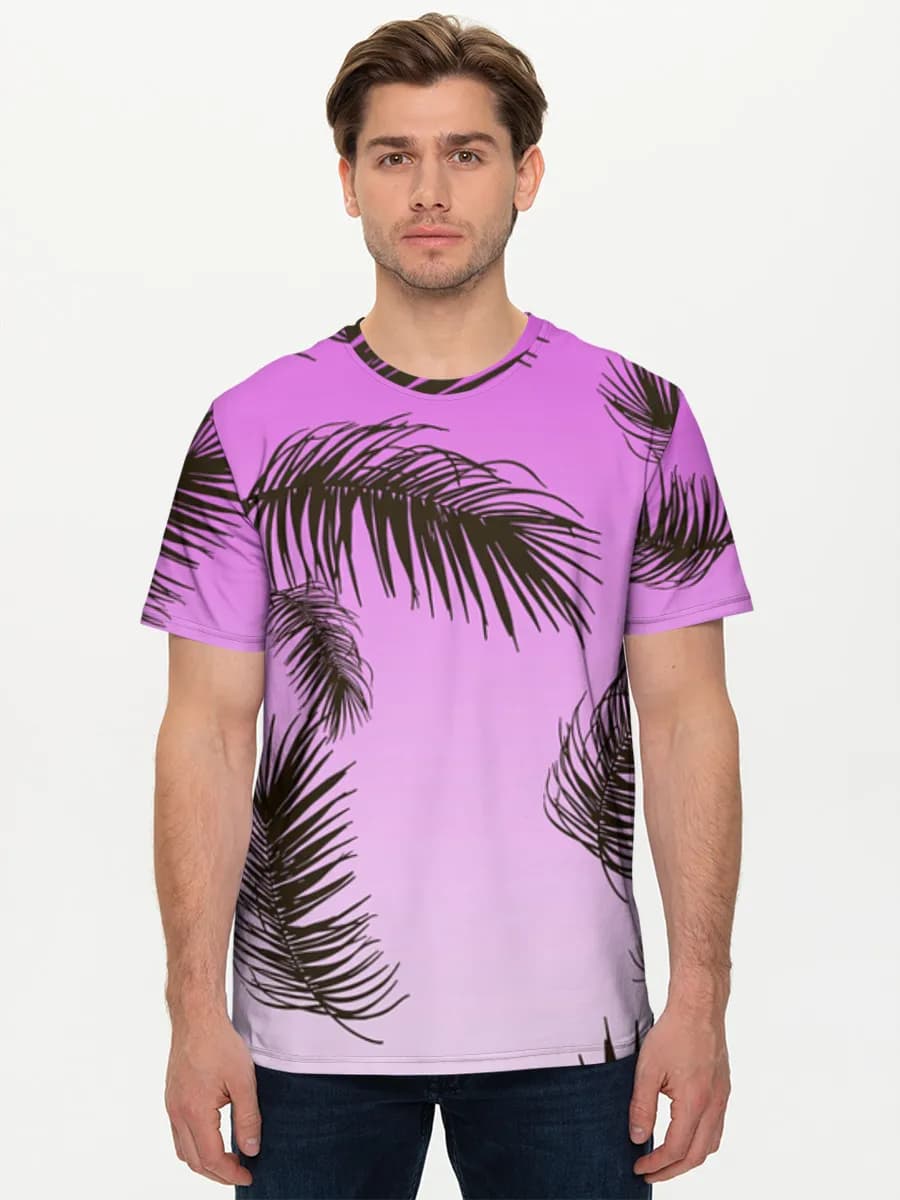 Men's basic cotton T-shirt