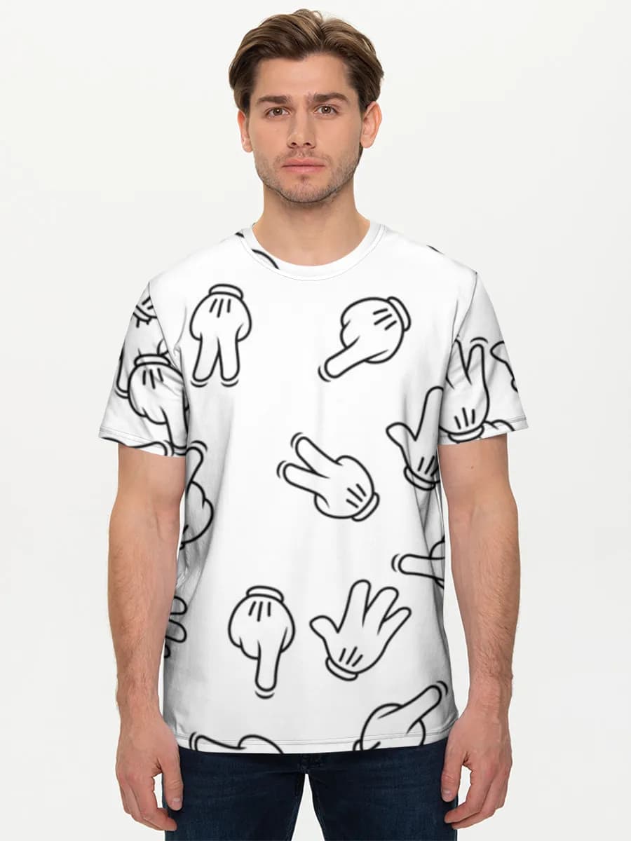 Men's basic cotton T-shirt