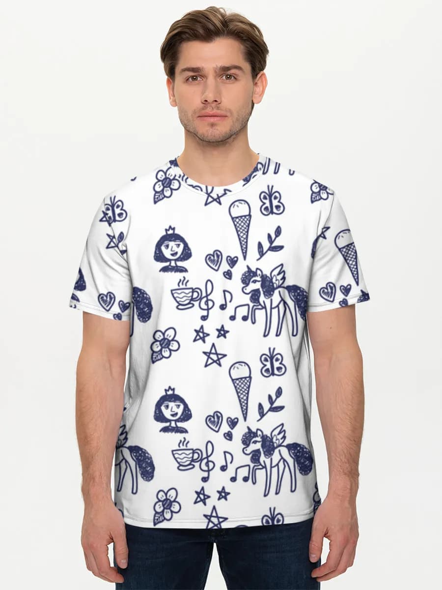 Men's basic cotton T-shirt