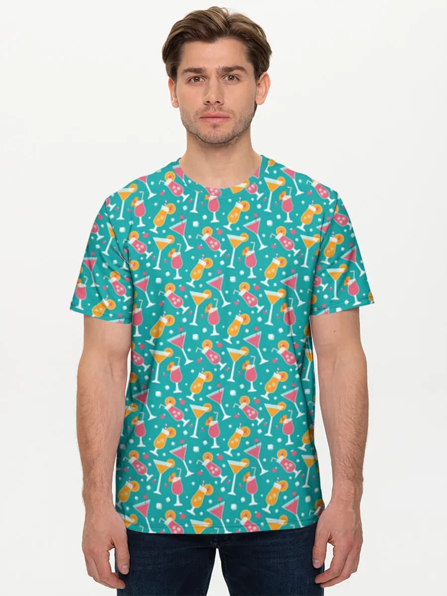 Camiseta básica de algodón para hombre