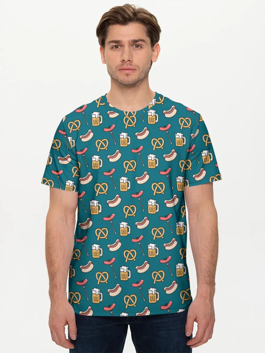 Men's basic cotton T-shirt