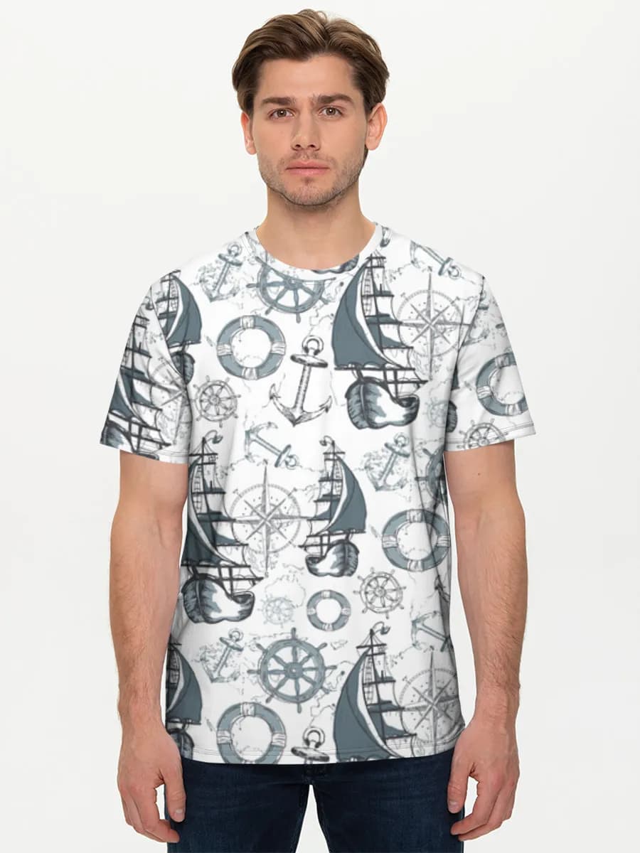 Men's basic cotton T-shirt