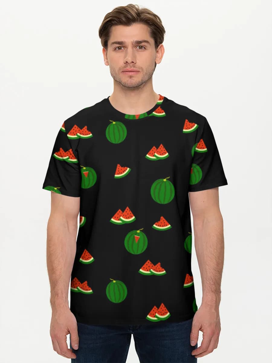 Men's basic cotton T-shirt