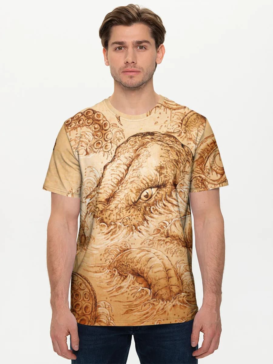 Camiseta básica de algodón para hombre