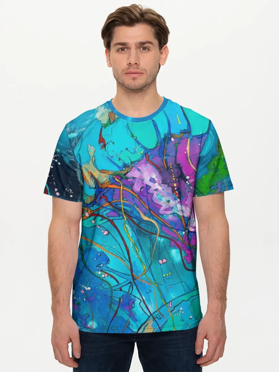 Men's basic cotton T-shirt