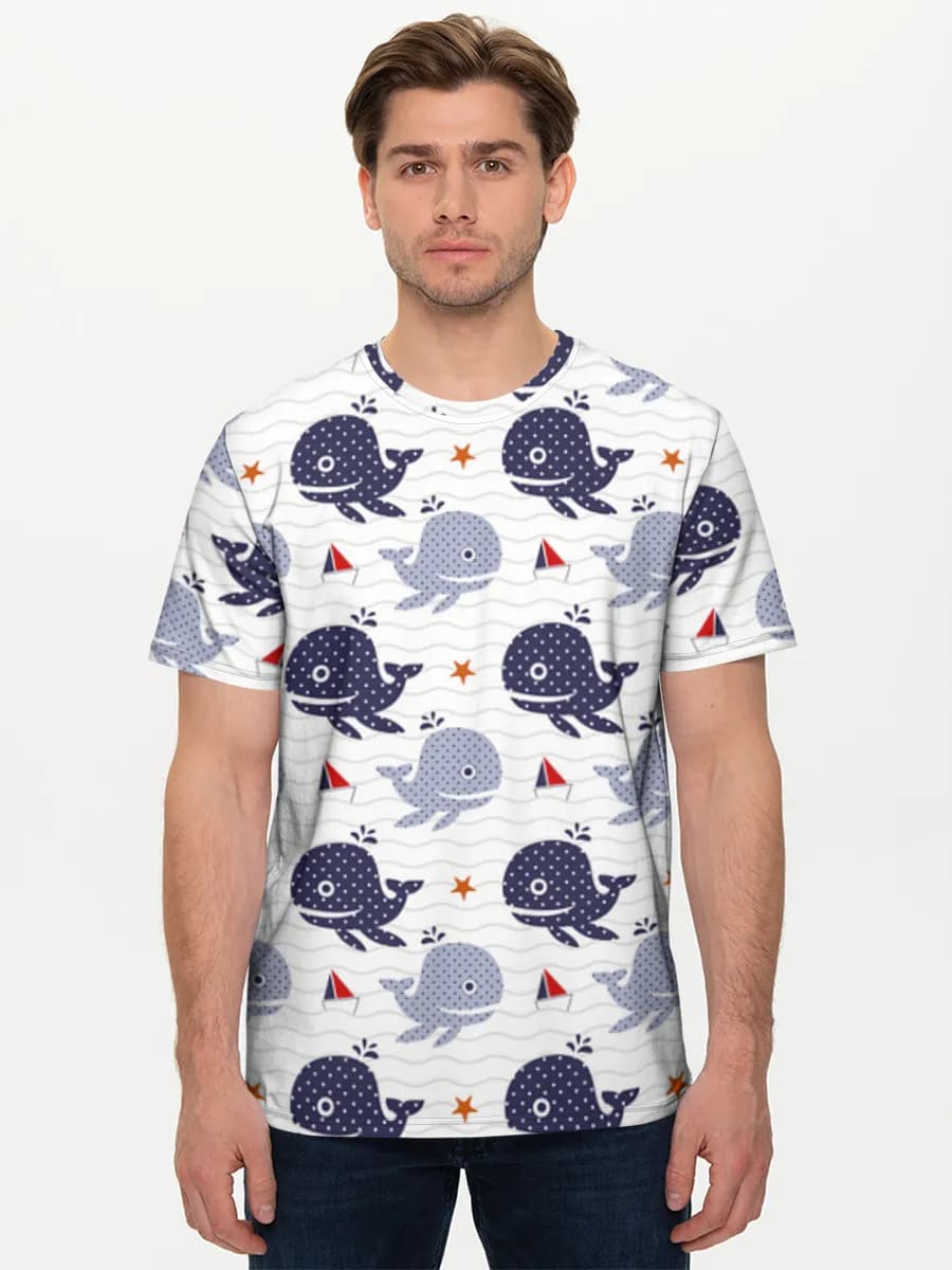 Men's basic cotton T-shirt