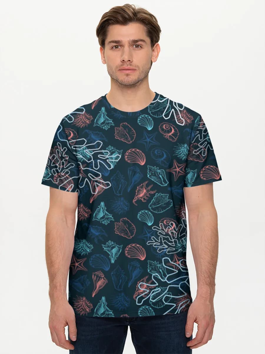 Men's basic cotton T-shirt