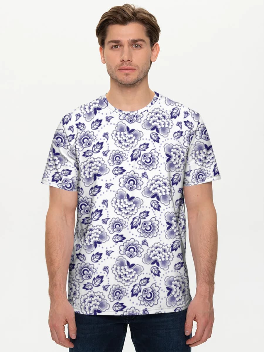 Camiseta básica de algodón para hombre