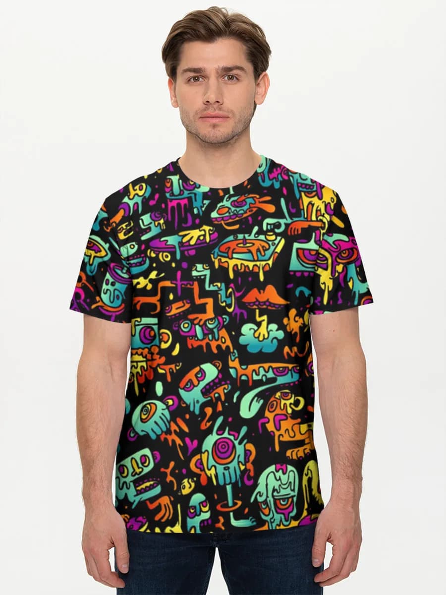 Men's basic cotton T-shirt