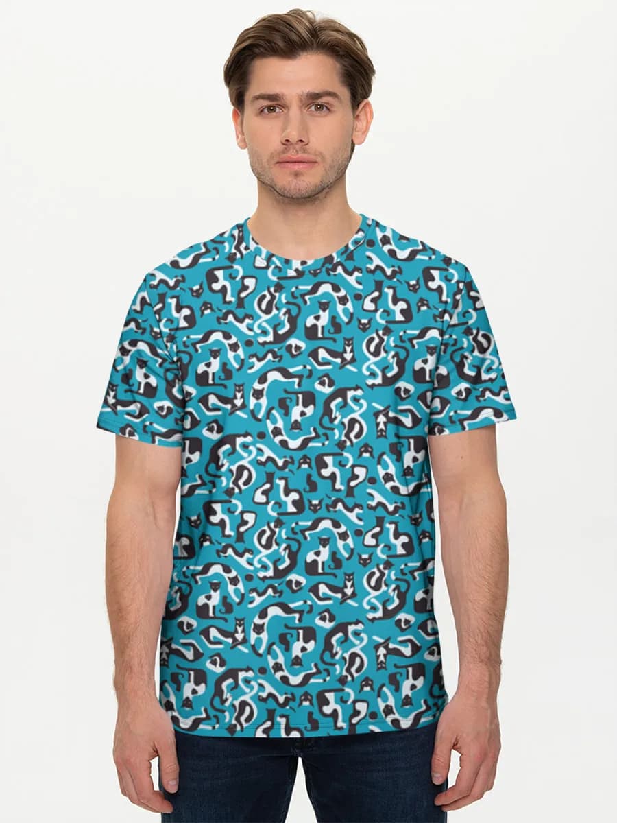 Men's basic cotton T-shirt