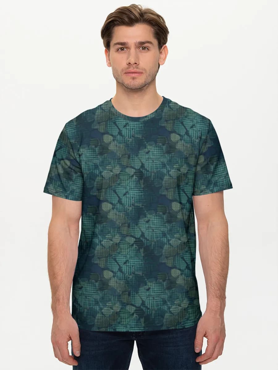 Camiseta básica de algodón para hombre