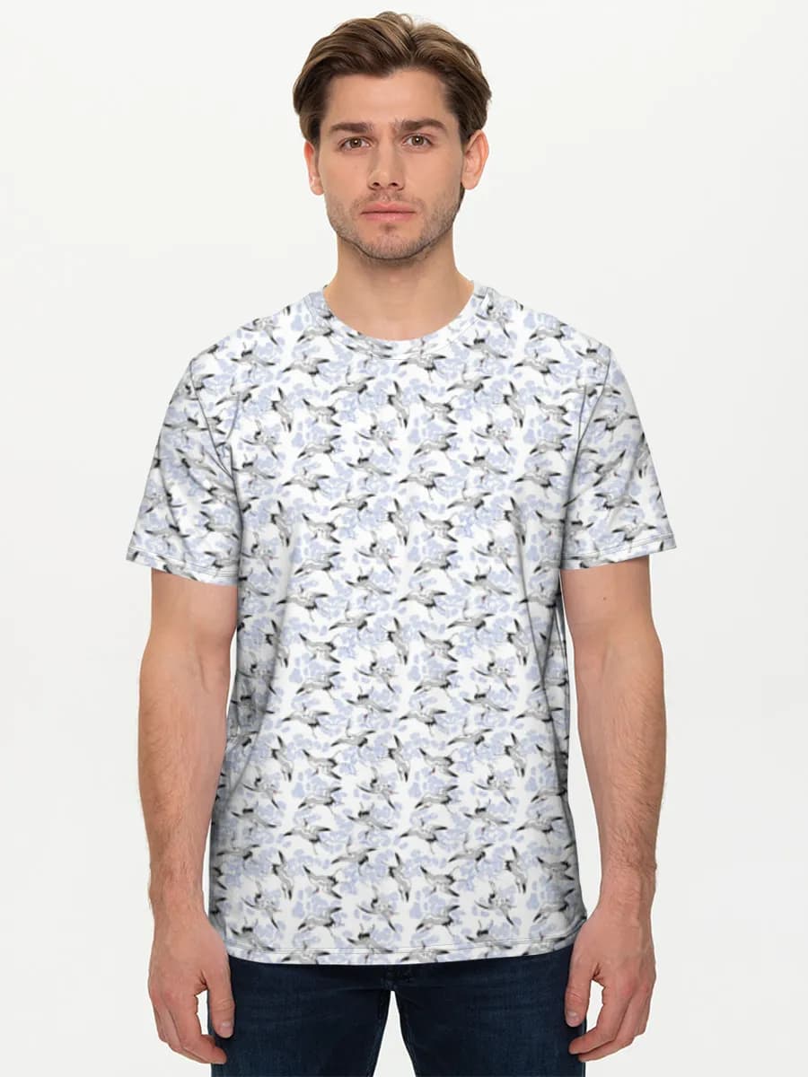 メンズ ベーシック コットンTシャツ