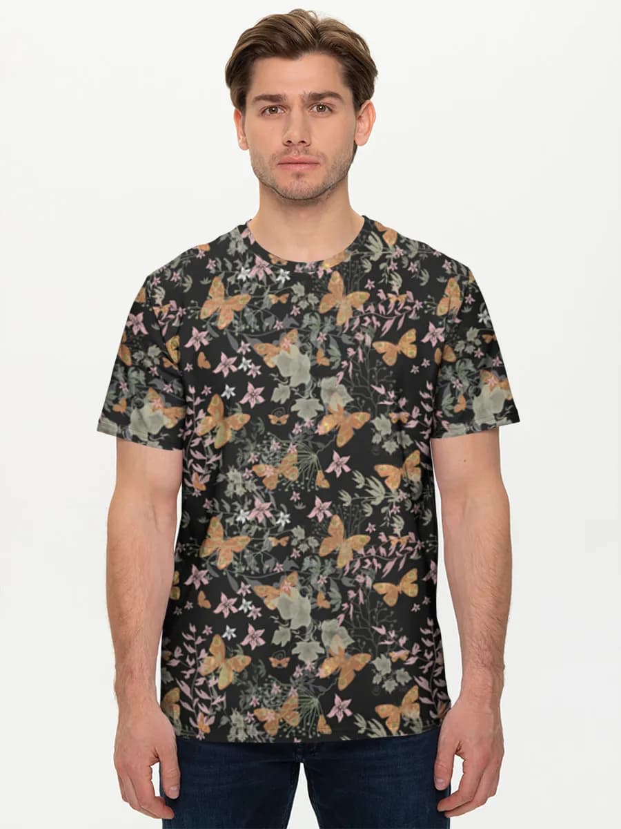 Herren Basic Baumwoll T-Shirt