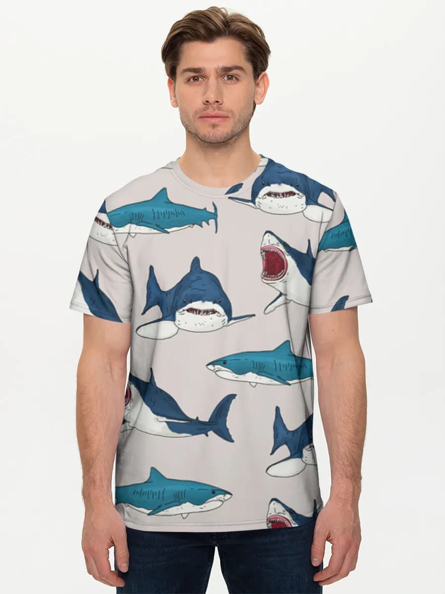 Men's basic cotton T-shirt