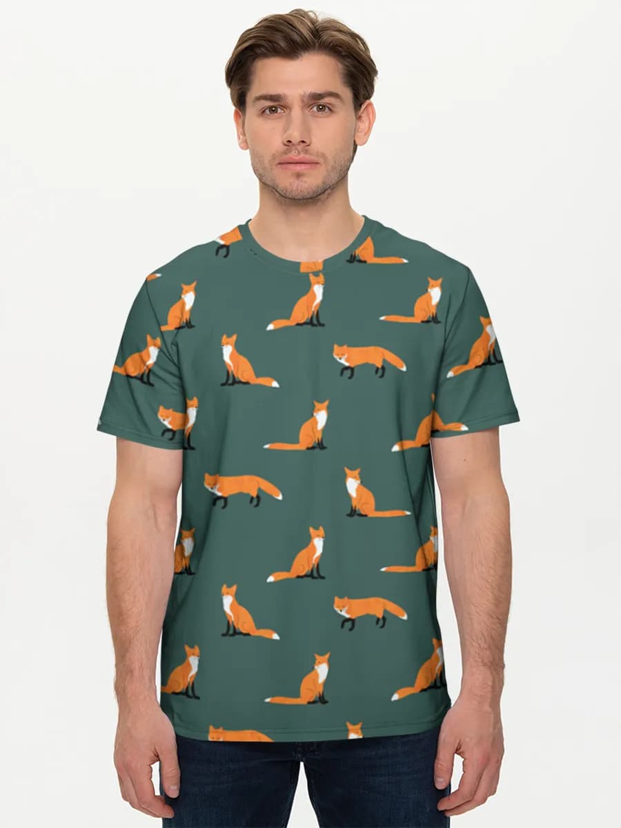 Camiseta básica de algodón para hombre