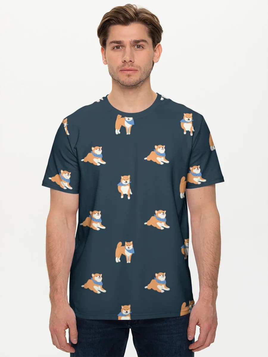 Men's basic cotton T-shirt